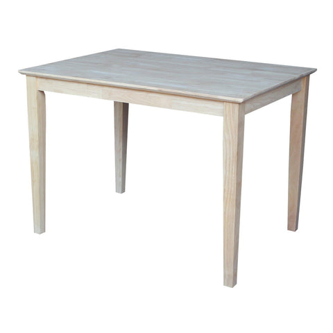 IC INTERNATIONAL CONCEPTS Solid Wood Top Table