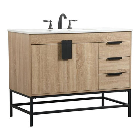 33.5 x 22 x 42 in. Single Bathroom Vanity