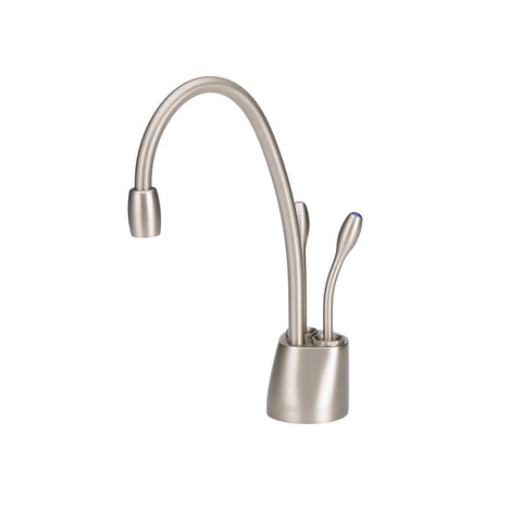 InSinkErator Contemporary Instant Hot and Cold Water Dispenser Faucet, Satin Nickel, F-HC1100SN