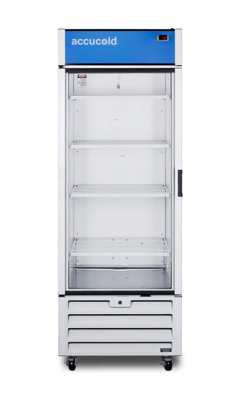 Full-sized glass door commercial beverage center