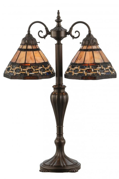 Meyda Tiffany 147734 Ilona Table Lamps, 28" High