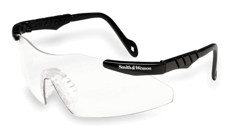 Smith&Wesson Magnum 3G Safety Glasses Mini Black Frame Clear Lens (Set of 1/EA)