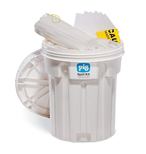 New Pig KIT436 46 Piece Oil-Only Spill Kit in 30-Gallon Overpack Salvage Drum, 21 Gallon Absorbency