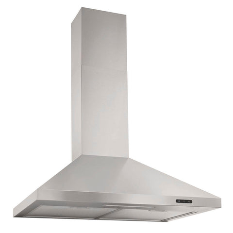 Broan-NuTone EW4830SS Stainless Steel LED, 400 30-inch Wall-Mount Convertible Chimney-Style Range Hood with 3-Speed Exhaust Fan and Light, 460 Max Blower CFM