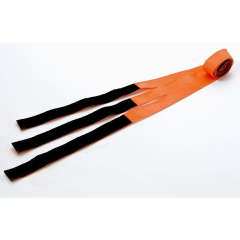 Kemp USA 3-Piece Hook & Loop Spineboard Strap in Orange