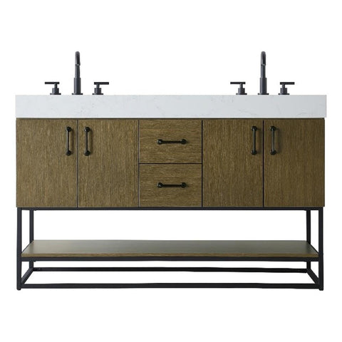 Caroline Bathroom Vanity Chestnut Brown