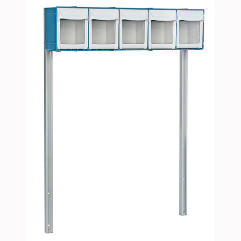 DETECTO 5-Bin Organizer with Accessory Bridge