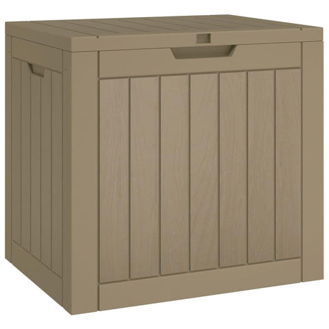 vidaXL Outdoor Storage Box, Patio Furniture Deck Box Storage Chest for Porch, Garden Storage Box for Cushions Blankets, Gray Polypropylene