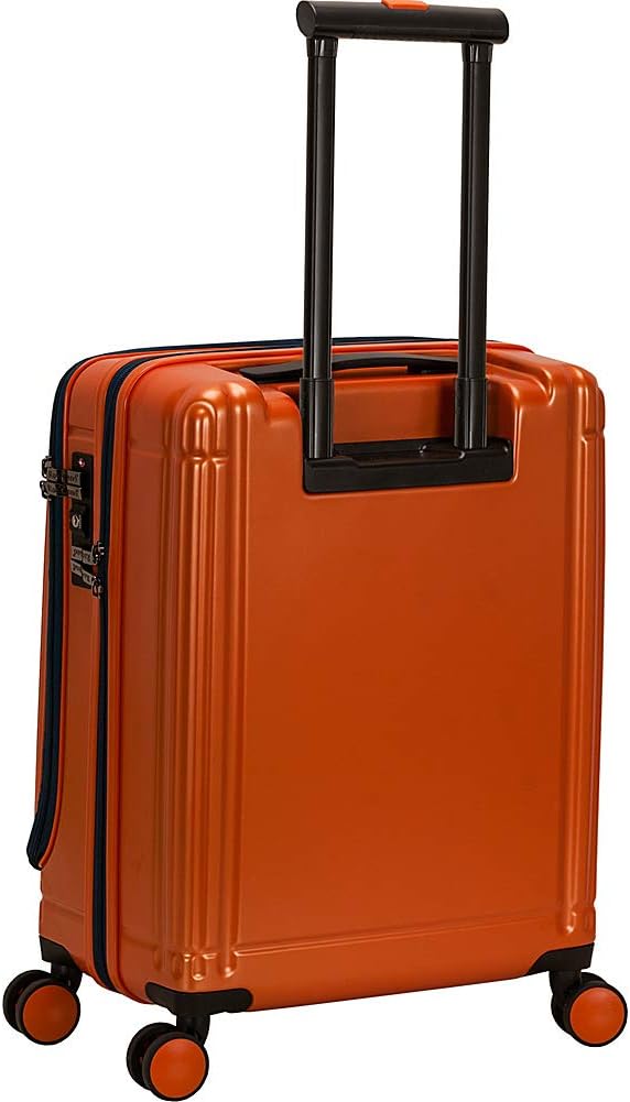 Rockland Tokyo Hardside Laptop Spinner Luggage, Orange, Carry-On 19-Inch