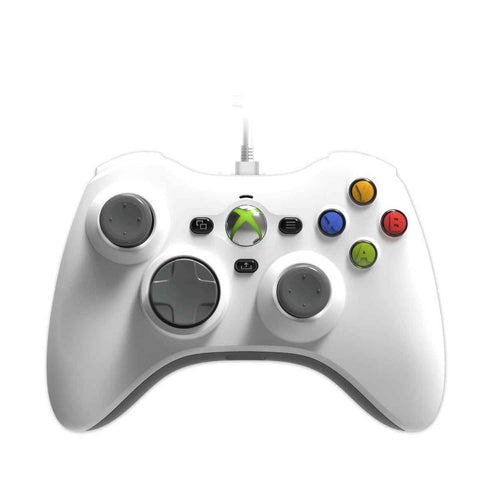 Hyperkin Xenon Wired Controller - White - Officially licensed Xbox 360 Controller replica for use with Xbox Series X|S, Xbox One, Windows 10|11, PC, Video Game Controller, 3.5MM Audio Jack, Impulse Triggers, Plug and Play Gaming Gamepad
