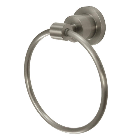 Kingston Brass BA8214SN Concord Towel-Ring, 6-Inch, Brushed Nickel