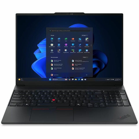 Lenovo ThinkPad E16 Gen 3 21TF0027US 16" Notebook - WUXGA - 60 Hz - Intel Core 7 240H - 16 GB - 512 GB SSD - English Keyboard - Black