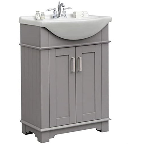 Legion Furniture WLF6042-G Bathroom vanity, Gray, 24"