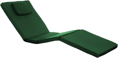 Green Chaise Lounger Cushion