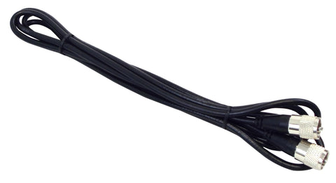 Kalibur Electronics - KPP8X9-B 9 Foot Black Rg8x Coax Cable Assembly with Molded Pl259 Connectors On Each
