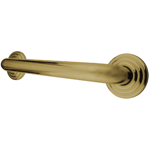 Kingston Brass DR314242 Designer Trimscape Restoration Decor 24-Inch Grab Bar with 1.25-Inch Outer Diameter, Polished Brass