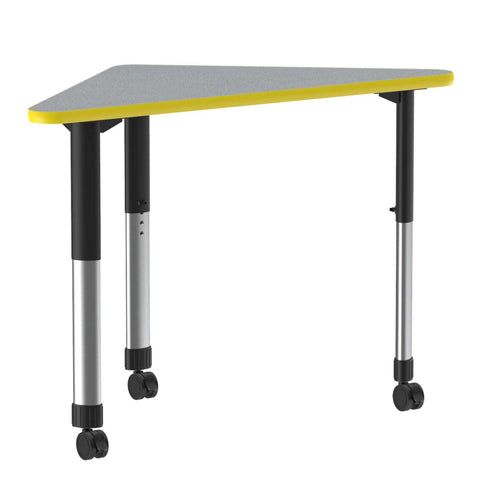 Correll Collaborative Desk with Gray Granite Finish AD3041-WING-15-09-38-CK