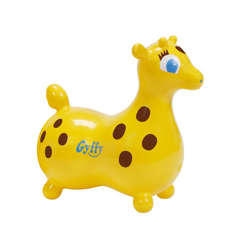 Ledraplastic Gyffy The Giraffe Hop & Ride On, Yellow
