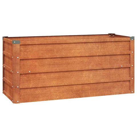 vidaXL Chic Planter Box, Tough Outdoor Pot, Great for Gardens, Rectangular Display for Your Patio and Terrace