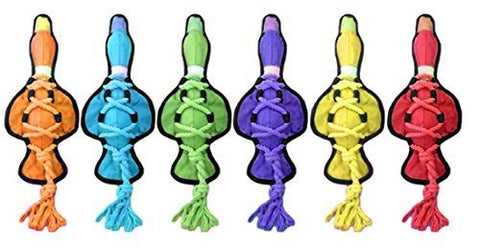 Multipet Cross Ropes Duck Assorted Color (11.5" (2 Pack))