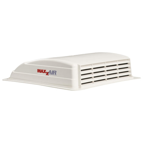 MAXXAIR Maxxfan Mini Plus Vent 6"" Single Speed Exhaust Fan - Quiet and Energy Efficient RV Ventilation & Lighting, White (00-03801)