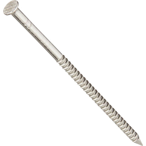 Simpson Strong-Tie Stainless Steel Siding Nail 1-3/4" 5 D Annular Ring Diamond Point 316 Stainless Box 1 L