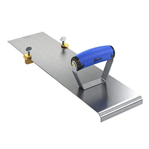 Bon 22-452 18-Inch by 4-7/8-Inch Adjustable Hand Edger and Groover with 3/4-Inch Radius, Comfort Grip Handle, Stainless Steel
