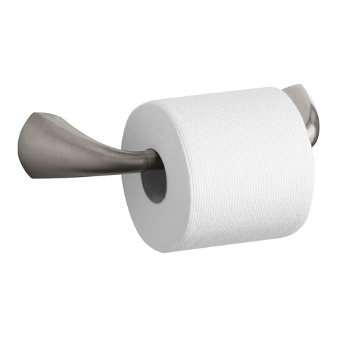 Kohler Alteo Pivoting Double Post Toilet Paper Holder in Vibrant Brushed Nickel K-37054-BN