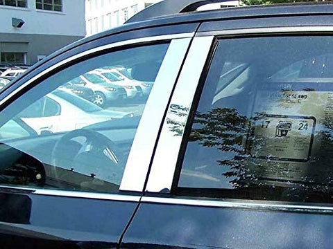 QAA is Compatible with 2007-2012 Hyundai Veracruz 4 Piece Stainless Pillar Post Trim PP27330