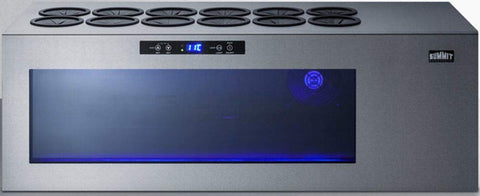 Summit 12 Bottle Wine Cellar, Upright Wine Bottle Cooler, 12 Bottle Capacity, Countertop Commercial Wine Cellar, Stainless Steel - STC12