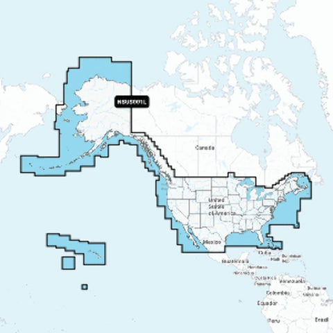 Garmin U.S. & Coastal Canada - Lakes, Rivers and Coastal Marine Charts - Garmin Navionics+™ | NSUS001L | microSD™/SD™ and One-Year Subscription