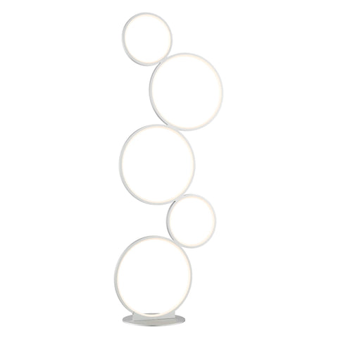 Lite Source Fedora - 24W 1 LED Floor Lamp-44.75 Inches Tall and 16.25 Inches Wide-Silver Finish