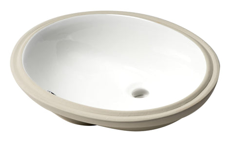 ALFI brand ABC602 Bathroom Sink, White