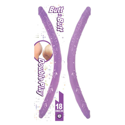 Nasstoys Butt to Butt Double Play Dildo, Lavender