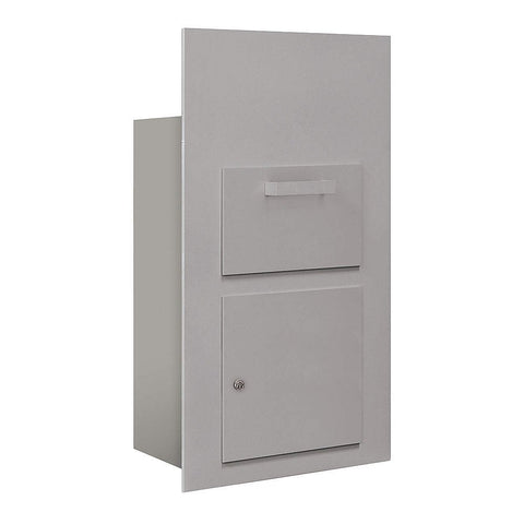 Salsbury Industries 3600C6-ZFU Collection Unit for 6 Door High 4B-Plus Units Front Loading USPS Access Mailbox, Bronze