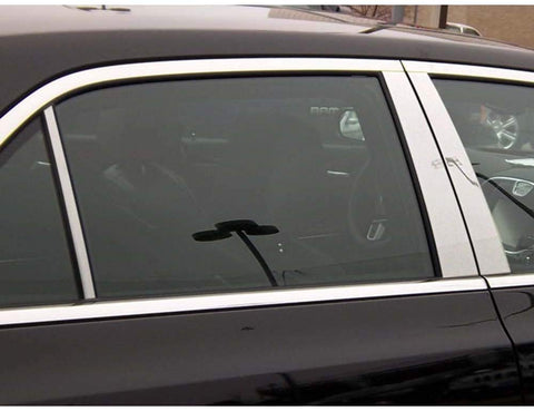 QAA is Compatible with 2011-2020 Chrysler 300 6 Piece Stainless Pillar Post Trim PP51761