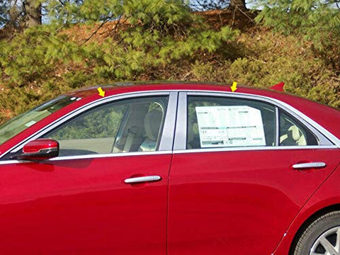 QAA Part WP54445 is Compatible with 2014-2019 CTS 4 Piece Stainless Window Trim Package, Includes Upper Trim only, NO Pillar Posts, NO Window Sills.
