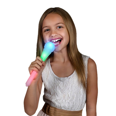 blinkee Sound Activated LED Color Changing Rock Star Prism Microphone