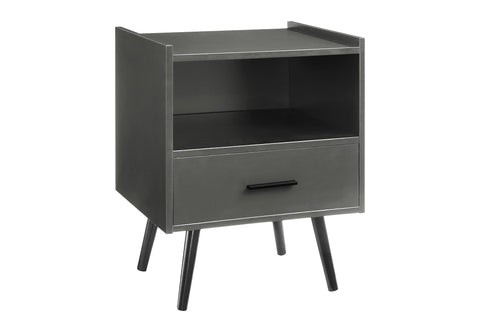 Monarch Specialties I 3668 Accent Table, Side Table, End, Nightstand, Bedroom, Living Room, Grey Laminate