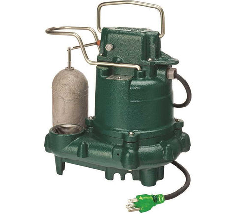 Zoeller M63 Premium Series 5 Year Warranty Mighty-Mate Submersible Sump Pump, 1/3 Hp