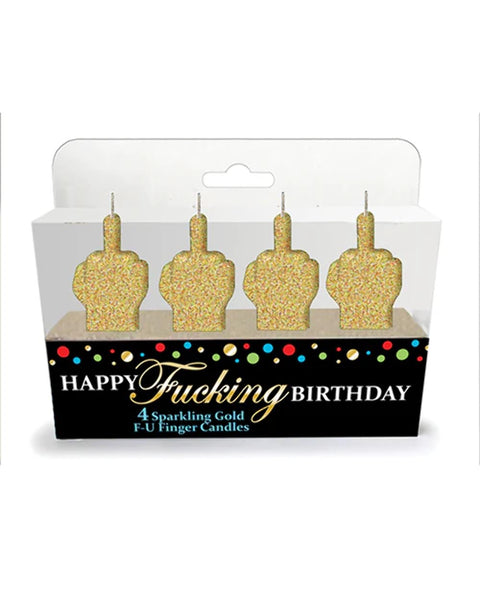 Little Genie Productions 80717: Happy Fucking Birthday Fu Candle Set
