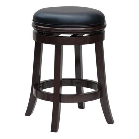 Boraam Backless Counter Height Stool, 24-Inch, Cappuccino