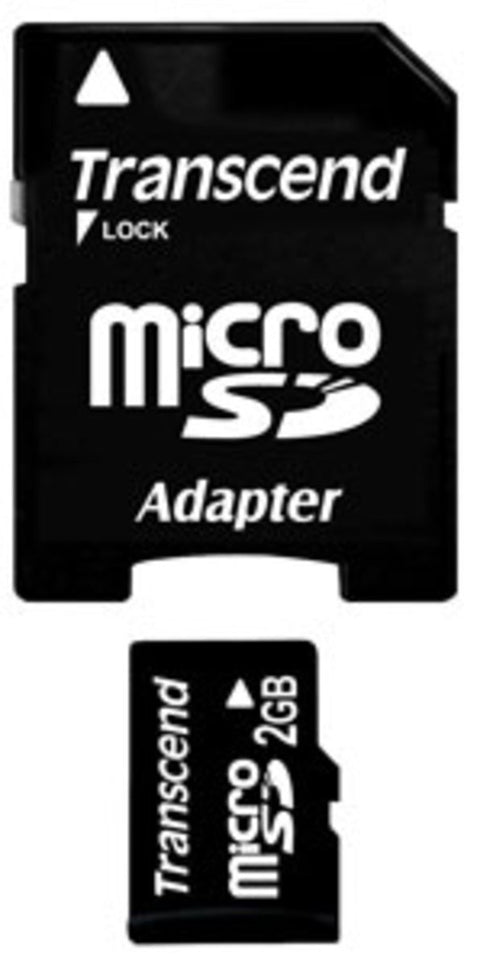 Transcend 2 GB microSD Flash Memory Card TS2GUSD