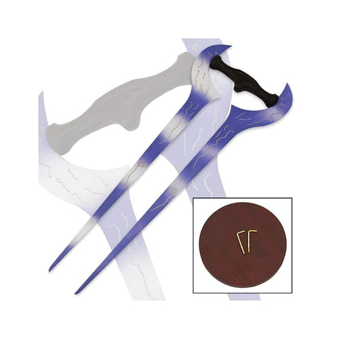 Covenant Energy Sword Prop Replica with Wooden Plaque by Edgework Imports