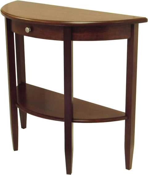 Winsome 33.6-inch x 39.2-inch x 15.7-inch Concord Wood Hall/Console Table, Antique Walnut