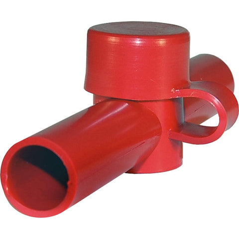 Blue Sea Systems 4003 Dual Entry CableCap, Red