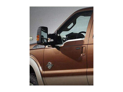 QAA is Compatible with 1999-2016 Ford F-250 & F-350 Super Duty 2 Piece Stainless Window Sill Trim Set, FACE Trim WS48321