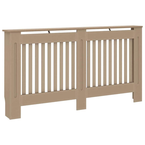 vidaXL Radiator Cover, Radiator Guard for Home Office, Heater Cover for Living Room Decorative, Heating Cabinet Protective Cover, Brown MDF