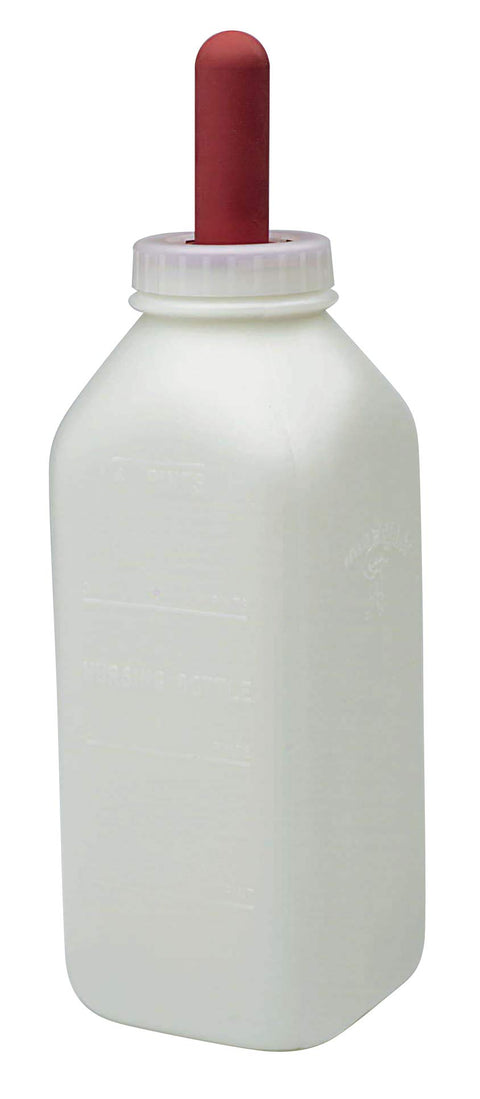 Little Giant Miller 9312 Co Calf Bottle with Screw Nipple, 2 Quart