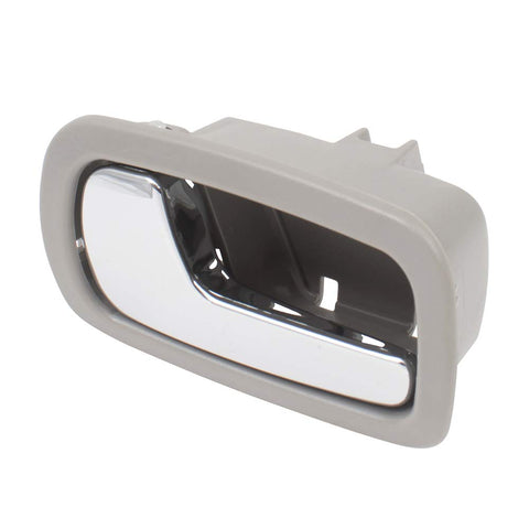 Brock Replacement Drivers Inside Door Handle Front Chrome Lever w/Gray Bezel Compatible with 05-10 Cobalt 07-09 G5 22722747 GM1352167